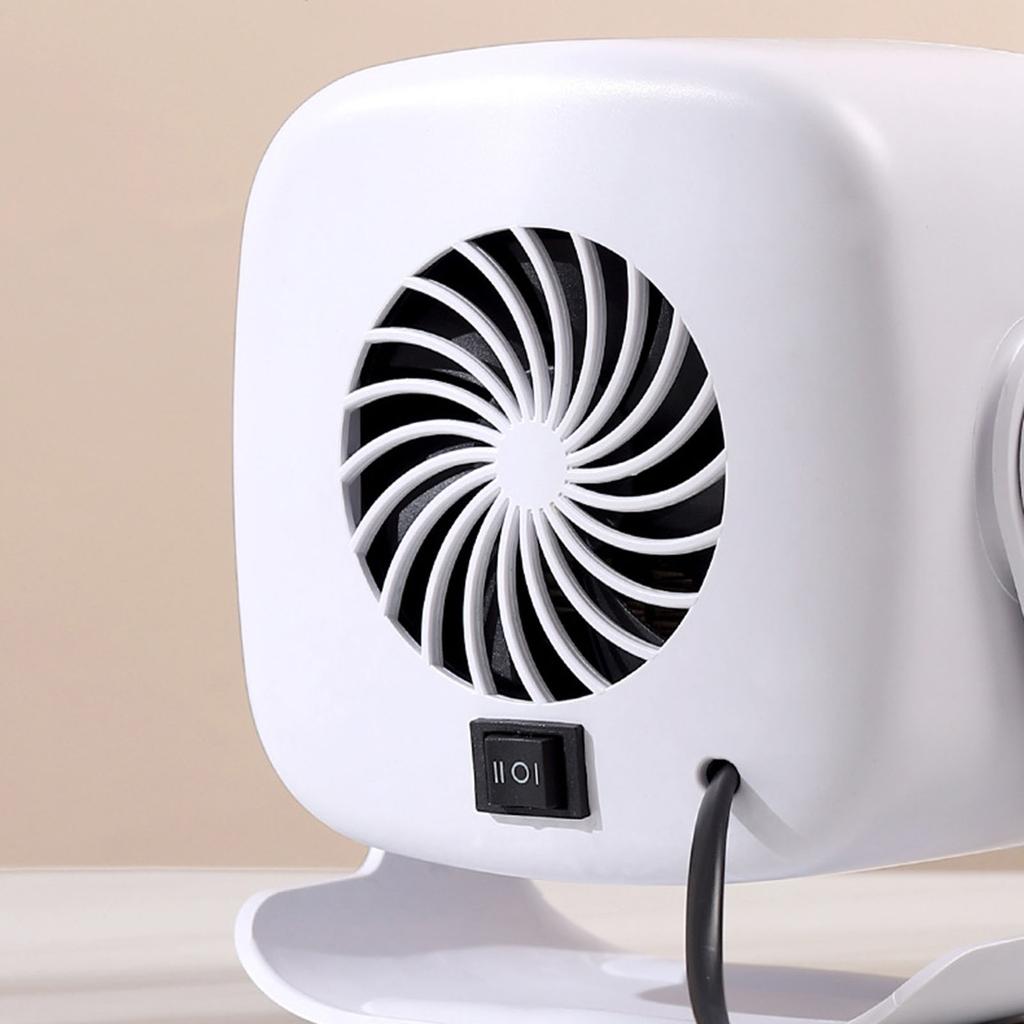 Portable Electric Space Heater, 800W/400W Safe & Quiet Ceramic Heater Fan, Heat Up 200 S-q. Ft For Room Desk Indoor Use
