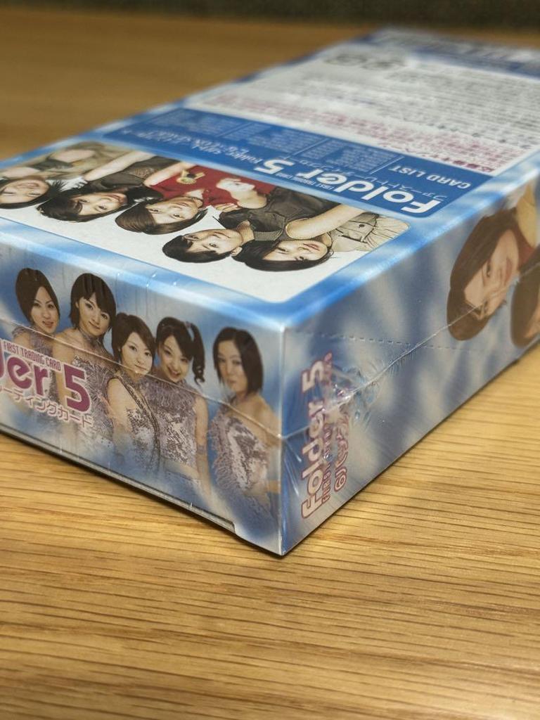 [USED] Rare Folder 5 Trading Card Box with Shrink Wrap Hikari Mitsushima