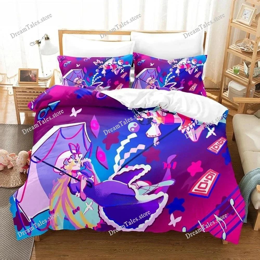 3D Print Music Game Muse Dash Bedding Set Duvet Cover Bed Set Quilt Cover Pillowcase Comforter King Queen Size Boys Adult369