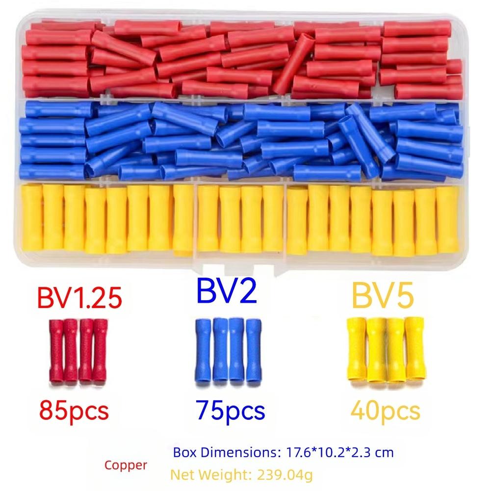 Nylon Terminal Barrels For Wires Crimping Wire Connection Wire Gauge 0.5-5.5 Terminal Connector Set Household Wiring