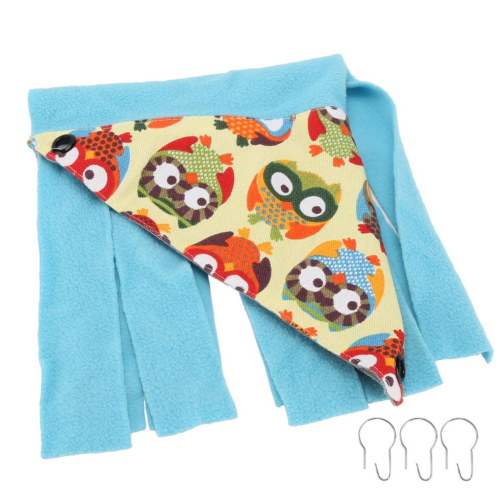 Animal Corner Hideout Canvas Flannel Corner Tent for Hamsters Ferrets Chinchillas