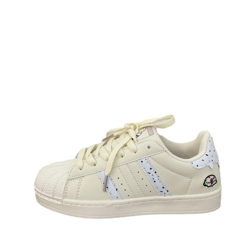 2024 neue weiße Schuhe Shell Head Sneakers Casual Board Schuhe Frauen