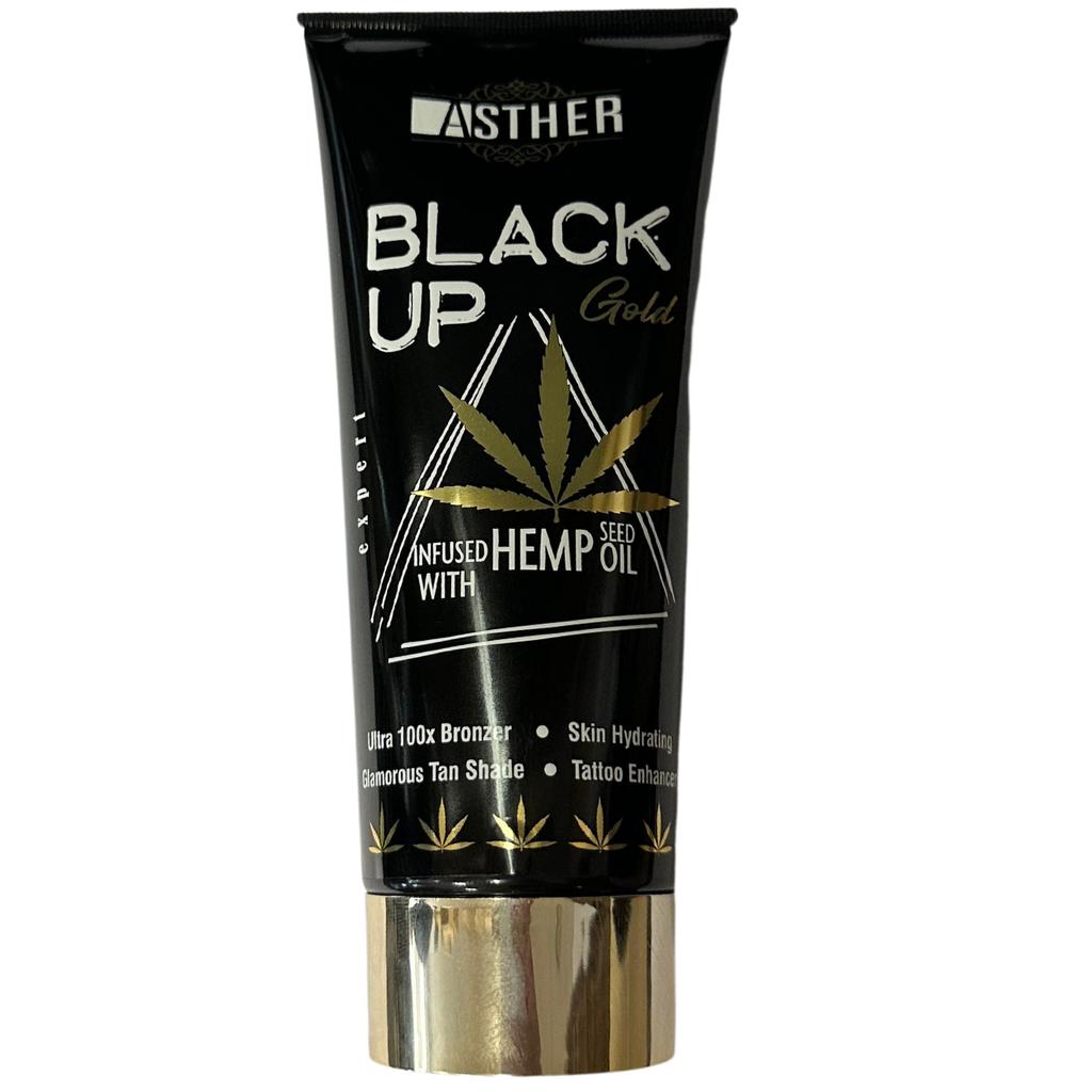 Bronzer s konopným olejem Asther Black Up Gold 200 ml