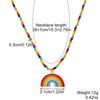 Rainbow Crystal Friendship Multi-Layer Necklace for Couples