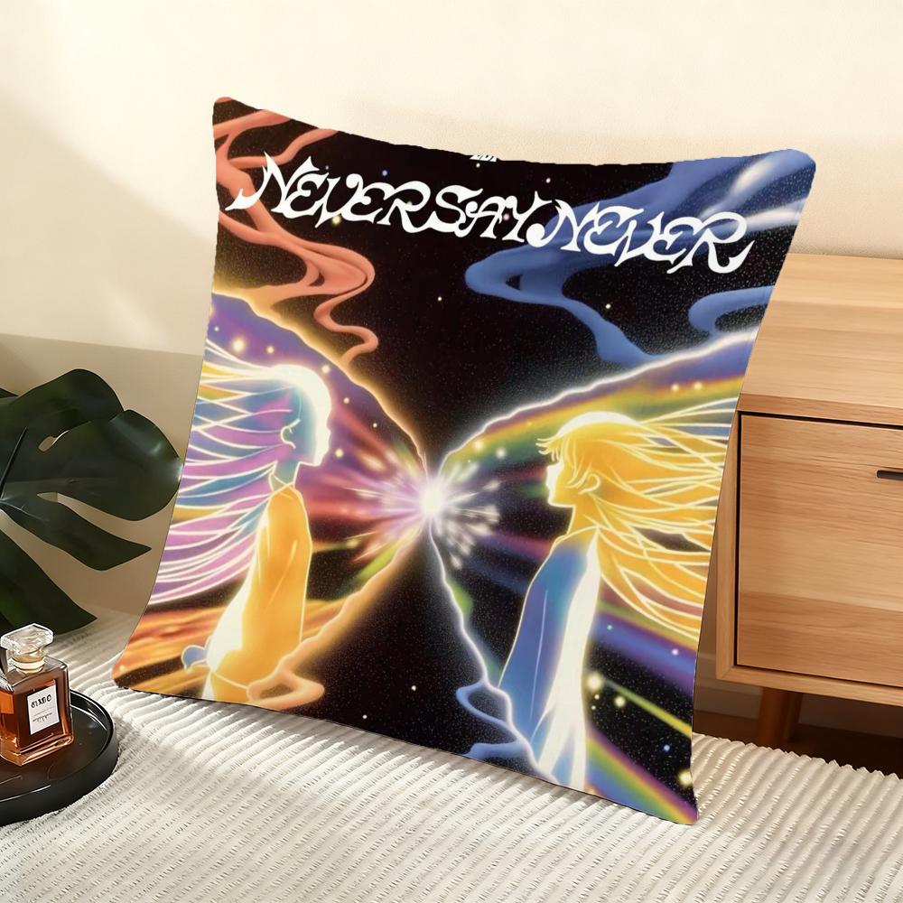 Zerobaseone ZB1 Album Cushion Cover Silky Short Plush Home Sofa Cushion Cover - Invisible Zipper Home Decoration