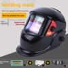 Head-mounted Automatic Dimming, Adjustable Protective Mask, Argon Arc Welding Cap, Solar Welding Mask