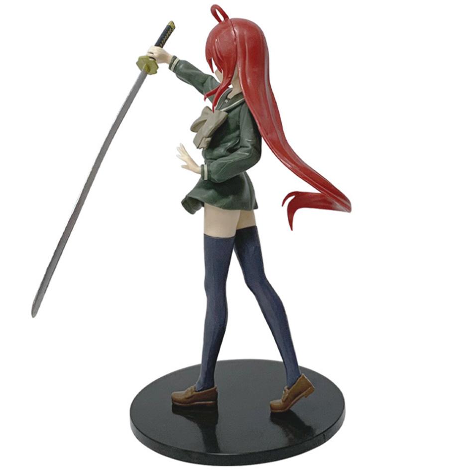 19CM Anime Shakugan Shana Punish Action Figures Model Collection Ornament Cartoon Toy Gift PVC no the crime Articulated Poseable Detailed Movable