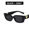 Retro Rectangle Sunglasses Women Vintage Small Frame Sun Glasses Ladies Classic Black Square