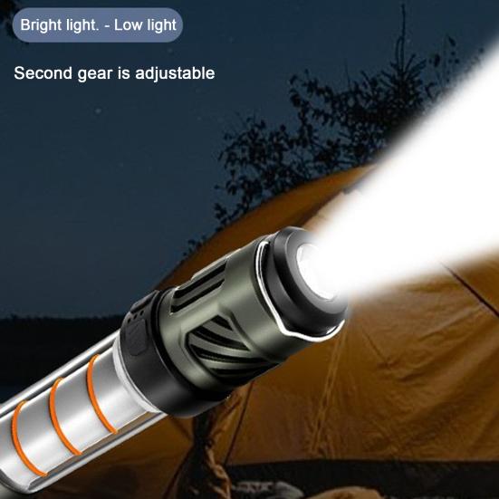 Outdoor Camping Light with Tripod Repellent Tablets 5 Modes Adjustable USB Rechargeable Multifunction LED Flashlight Lantern Tent Hanging Lamp