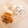 Plush White Snuggly And Yellow Tiger Keychain Cute Toy For Gifts And Keychain Lovers