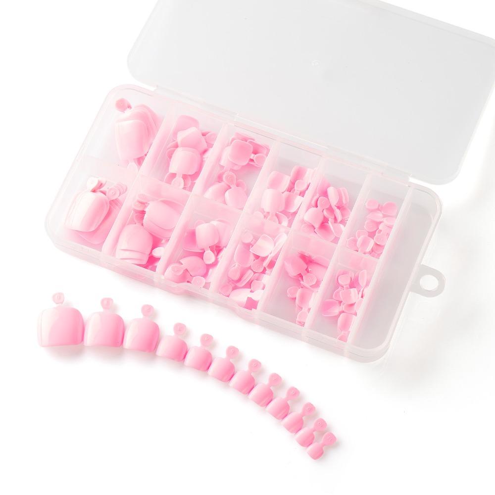 120pcs Artificial Fake Toe Nails Acrylic Toe Nail Tips New False Toenail Tip  Women