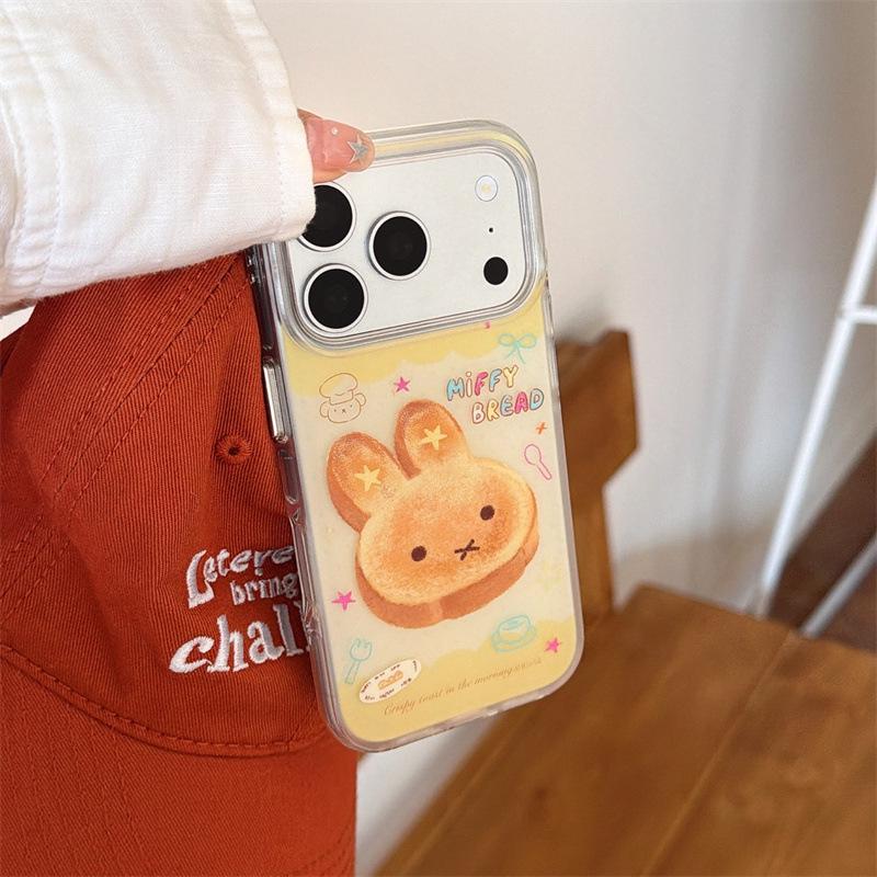 

Cute Bunny Toast iPhone 17/16 Pro Max/15/14 Case for Girls 15 Pro