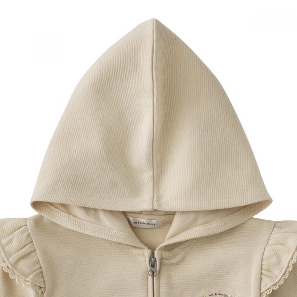 Mink Mui Flower Lettering Hoodie Zip Up Set  36115 610 02 