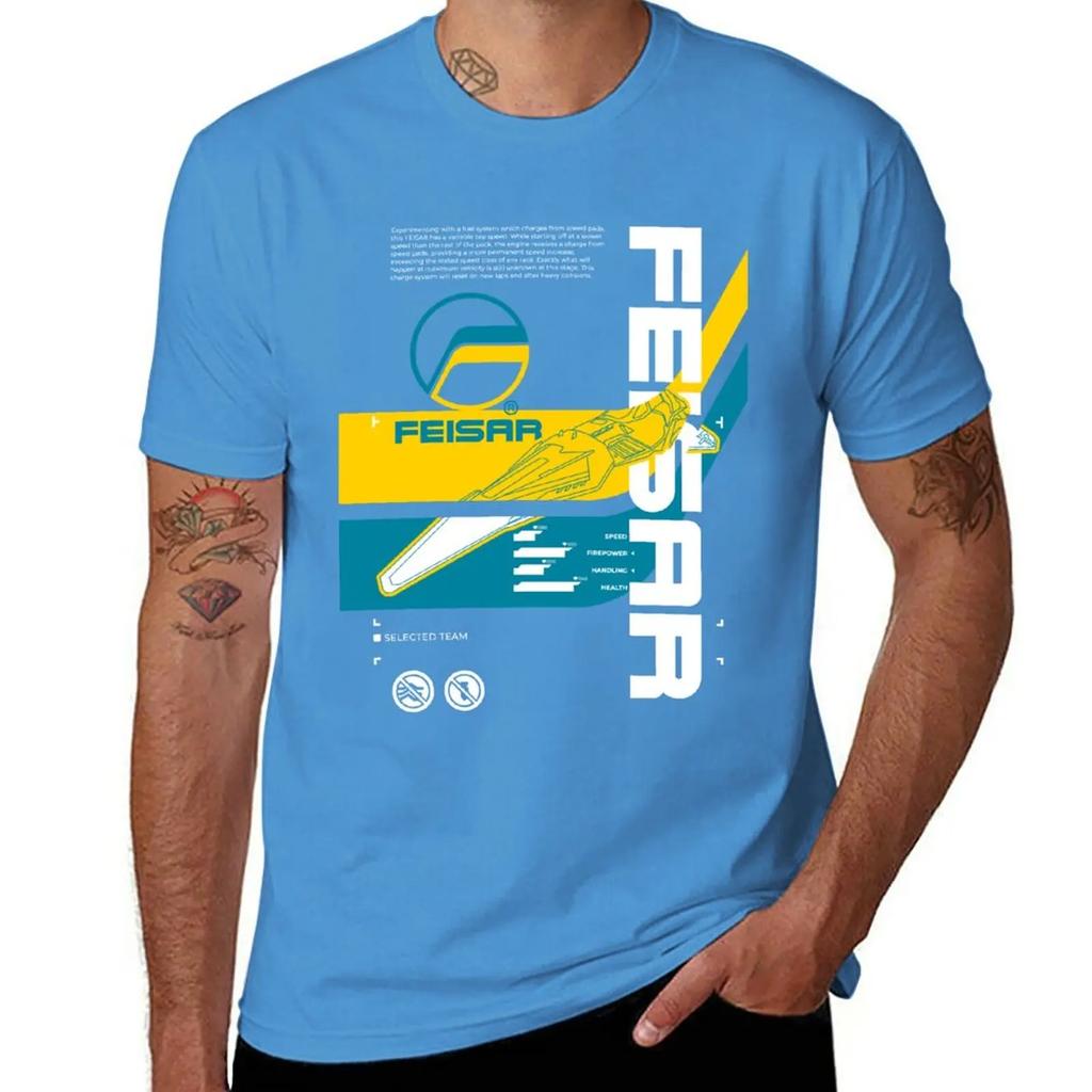 Wipeout 2049 Feisar Coverart T-Shirt Hippie Schwergewicht Neu Bei Oberteilen T-Shirts Niedlich Harajuku Vintage Unisex Designer Kleidung Streetwear