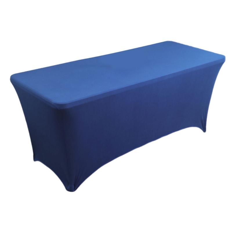 Height Stretch Rectangular Tablecloth Cocktail Table Cover Spandex Table Cloth X3UC