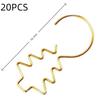 12/20Pcs/Set Party Supplies Christmas Decoration Hanger Hooks Xmas Tree Hook S Shaped Metal Hook