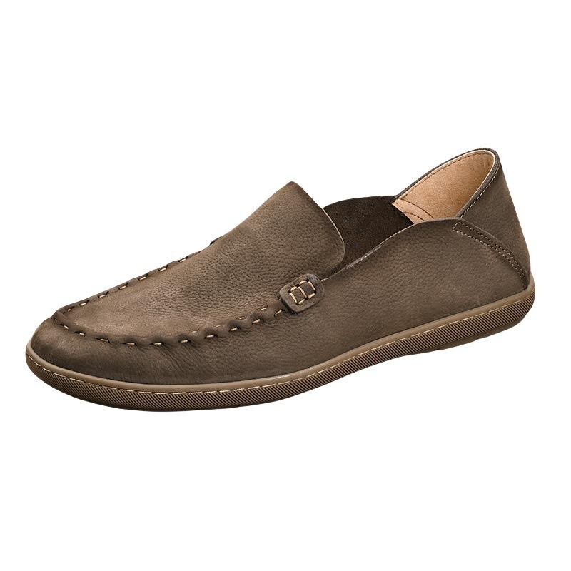 Genuine Leather Men Shoes Casual Italian Mens Loafers Moccasins Luxury Brand Formal Slip on Male Boat Shoes Zapatos De Hombre