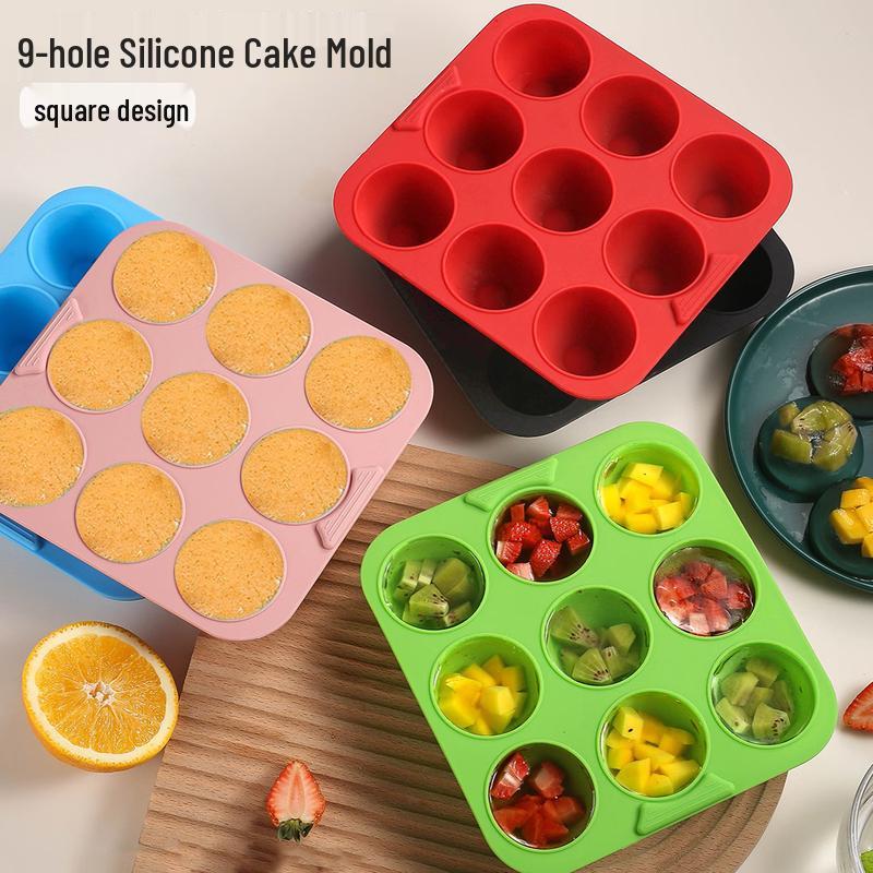 Deou Xingguang Square Silicone Baking & Ice Cream Molds