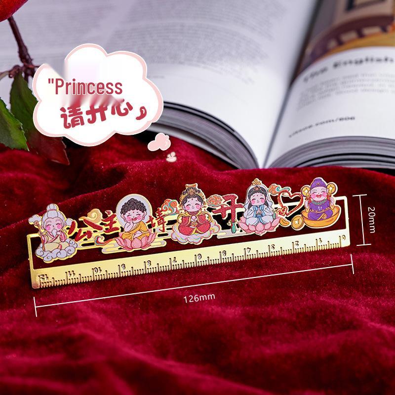 Van Gogh Monet Floral Metal Bookmark - Creative Engraved Gift