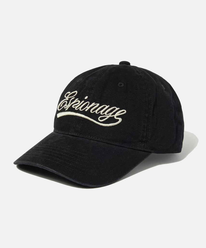 ESPIONAGE Script Logo Vintage Cap Black