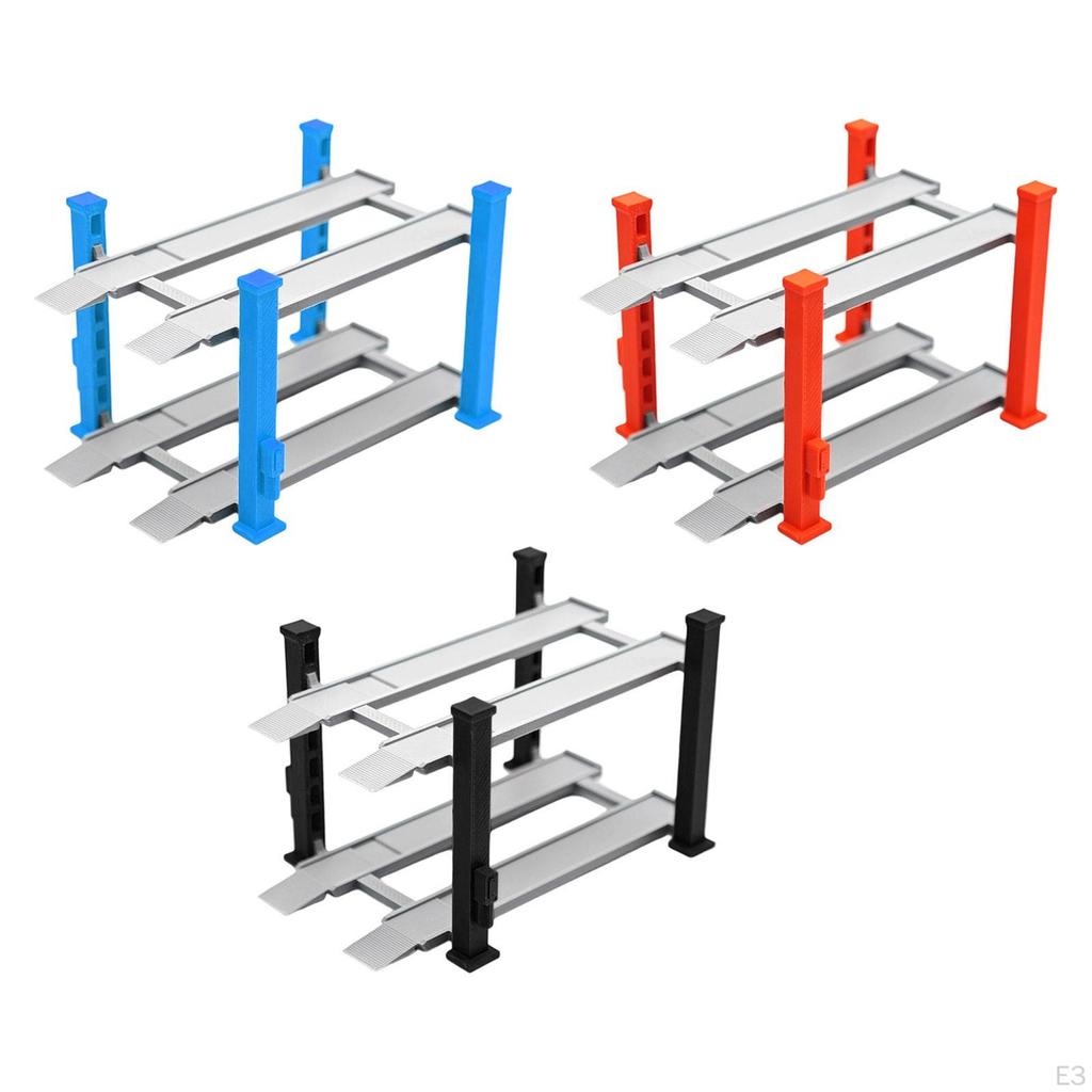 1/64 Diorama Car Display Case Alloy Model Toy Stand Simulation Decorative Mini