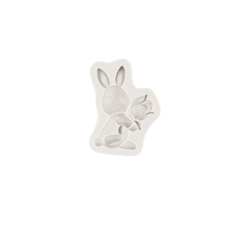Easter Bunny Carrot Silicone Mold Chocolate Cupcake Baking Fondant Cakes Decorating Tool Themed Party Rabbit Cute Decor Supplies