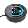Round Energy Meter Embedded Mount Digital LCD Display Battery Capacity Voltage Monitor for