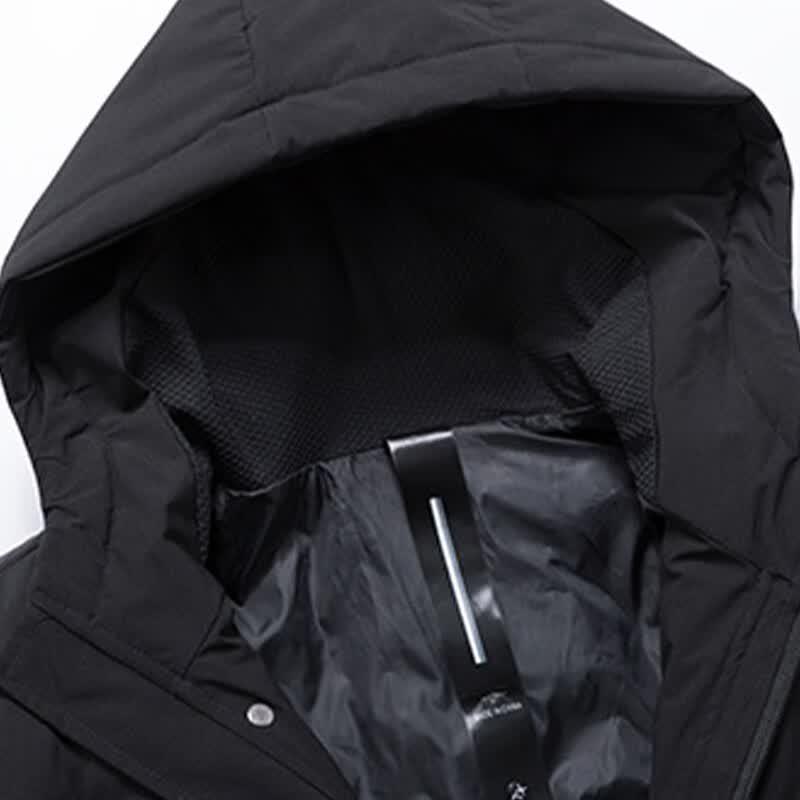 Tucano Men's Warm Hooded Duck Down Jacket