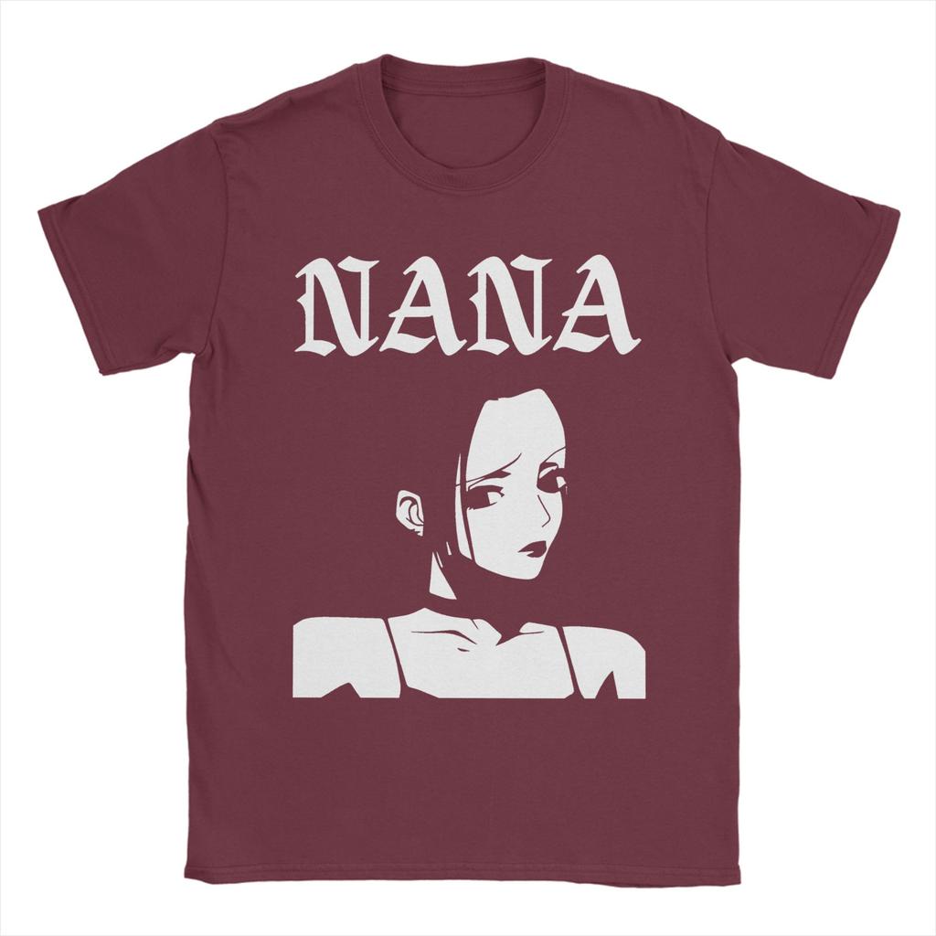 Print Nana Osaki T Shirt For Men Women Round Neck Short Sleeve Clothes  Cotton Summer Top Tee