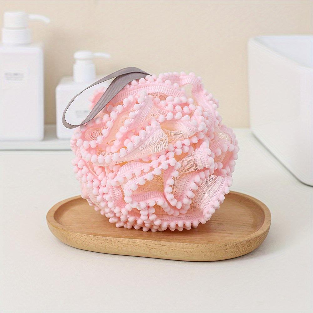 Shower Bath Sponge Balls, Cute Unisex Body Exfoliating Bathroom Accessories