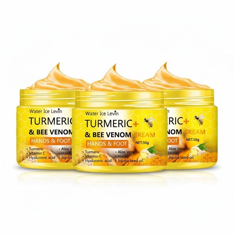 Crema Mani e Piedi Ape Velenosa, una Crema Idratante Naturale per Pelli Secche e Screpolate, Contiene Ingredienti Biologici, Lasciando la Pelle Morbida, Liscia e