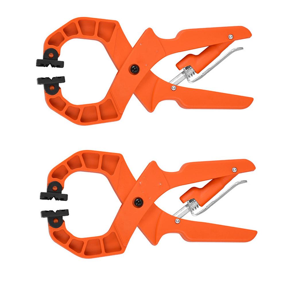 2pcs Woodworking Spring Clamps Strong Clamping A Shape Quick Release Adjustable Ratcheting Spring Clamp for Carpentry