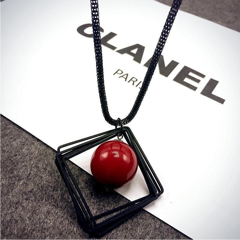 Korean Five-Petal Pearl Tassel Flower Necklace for Women