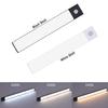 Ultra Thin LED Motion Sensor Cabinet Light USB Rechargeable 3 Magnetic Night Lamp for Kitchen Wardrobe