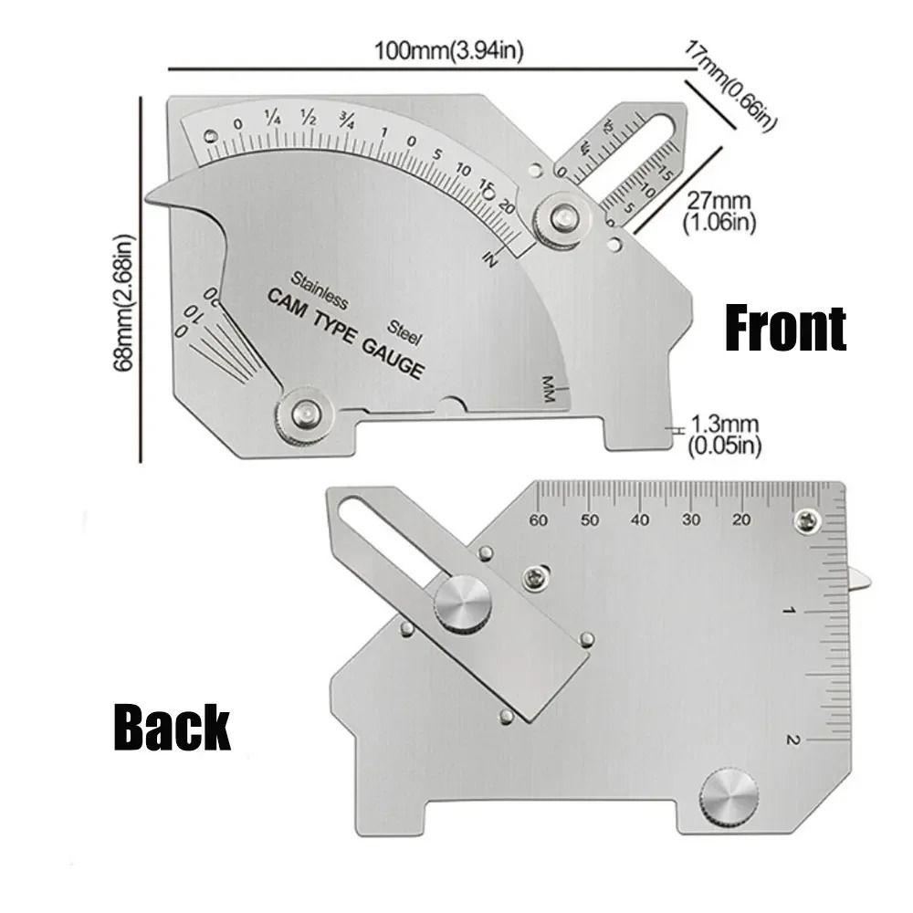 Accurate Fillet Weld Gauges Weld Gauge Seam Inspection Ruler  For Accurate Weld Measurements