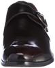 Sarabande Men's Single Monk Cow Leather Dress Shoes, Size 7763, Dark Brown, Size 42 (26cm)