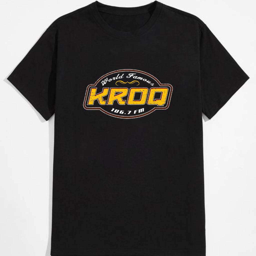World Famous KROQ 106.7 Radio Station Graphic T-Shirt Unisex Tee Sizes S–5XL