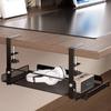 Under Desk Cable Management Rack Metal Storage Organizer Sturdy Durable Office Supplies Holder High Load-Bearing No Drill Setup
