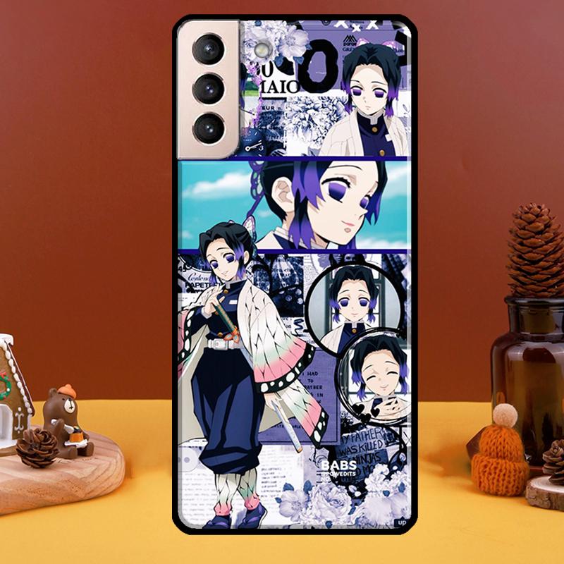 Anime Demon Slayer Kanao Shinobu Sama Case For Samsung Galaxy S21 S20 FE Note 20 S22 Ultra Note 10 S8 S9 S10 Plus Phone Cover