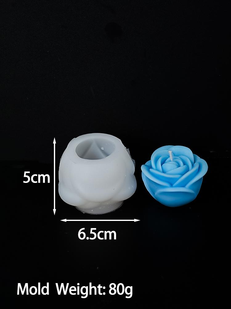 

Форма для свечи из силикона в форме цветка размера S/M/L, 3D-форма розы, ароматизированная свеча, форма для УФ-эпоксидной смолы, инструменты для самостоятельного изготовления подарков на День матери
