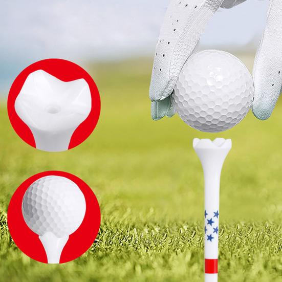 4kolíkové plastové golfové odpaliště 3-1/4" Golfová odpaliště pro minimalizaci tření a boční rotace a maximální vzdálenostový výkon