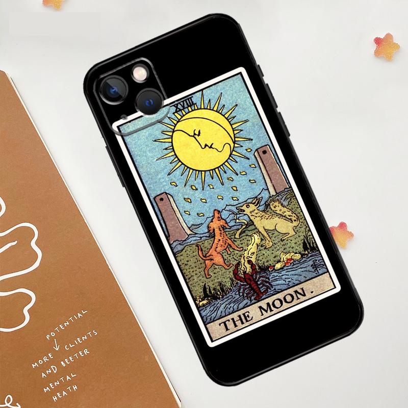 

The SUN Tarot card Case For Apple iPhone 16 15 14 13 11 12 Pro Max Mini XR 15 16 Plus 16e Protective Cover iPhone 12 Pro