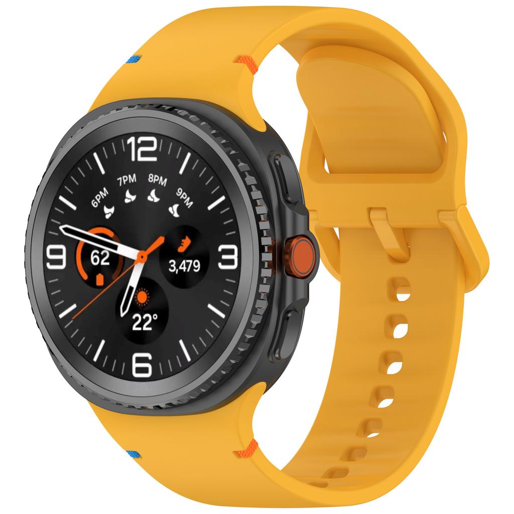 Sports Silicone Strap For Samsung Galaxy Watch 8 40mm 44mm Official Stitch Bracelet Wristband Galaxy Watch 8 Classic 46mm Correa