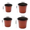 4 Size Plant Pot Garden Nursery Seed Starting Flowerpots Lightweight Succulent Seedling Tray Flower Vegetable Container Box