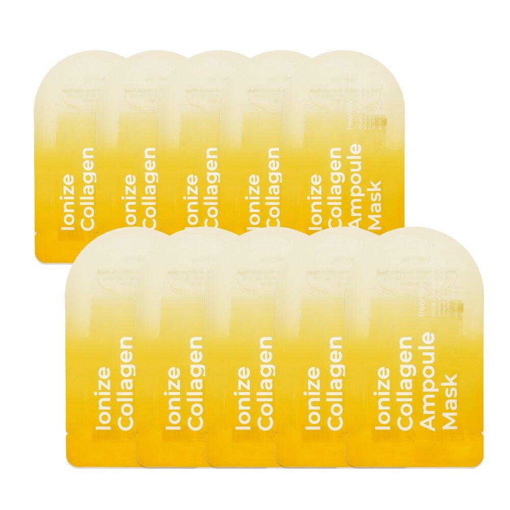 freemay Ионизирующая коллагеновая ампульная маска-лист 10 шт.