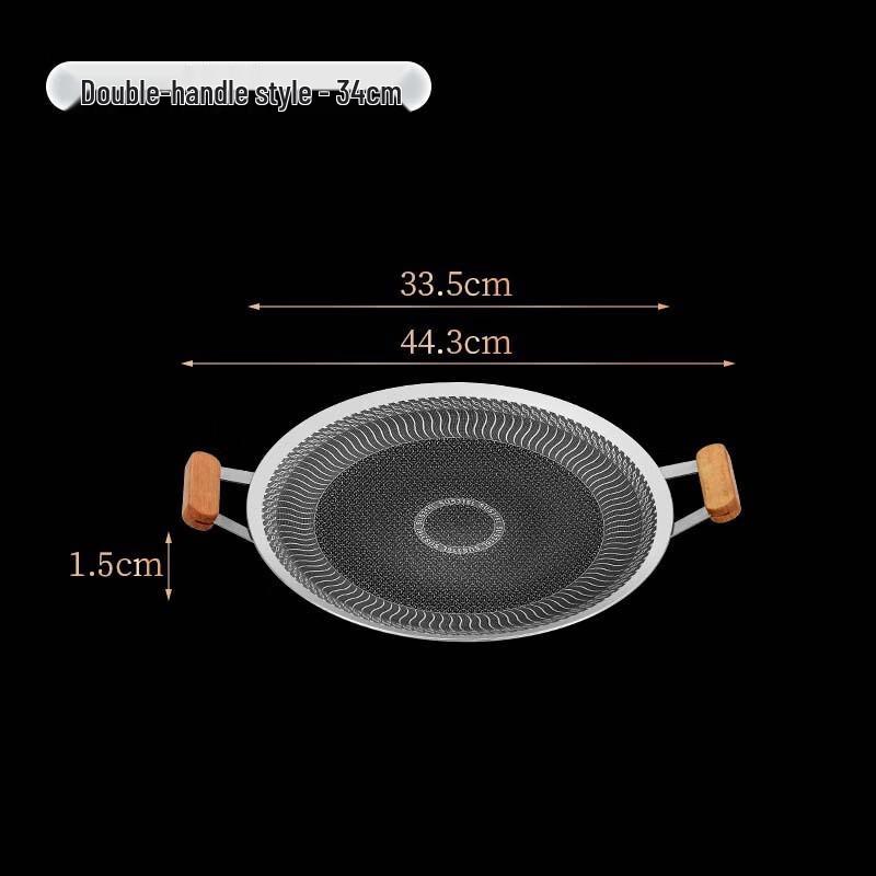

Mingjiang Chubang 34cm Round Stainless Steel Non-Stick Grill & Roasting Pan