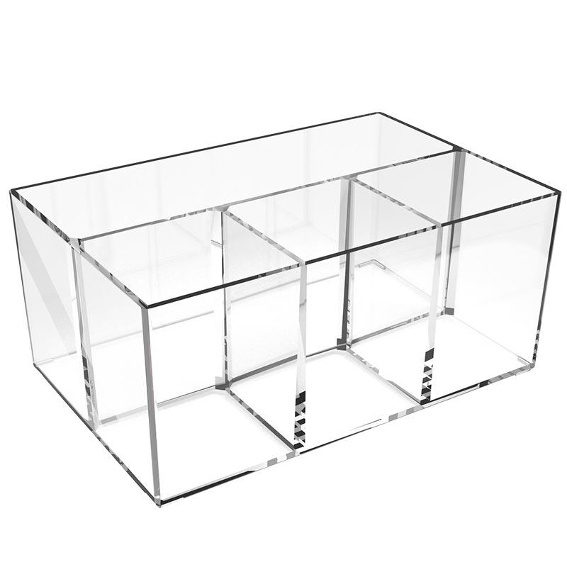 Transparent Acrylic Storage Box Office Student Desktop High-value Large-capacity Pen Holder Multi-function Pen Storage Room