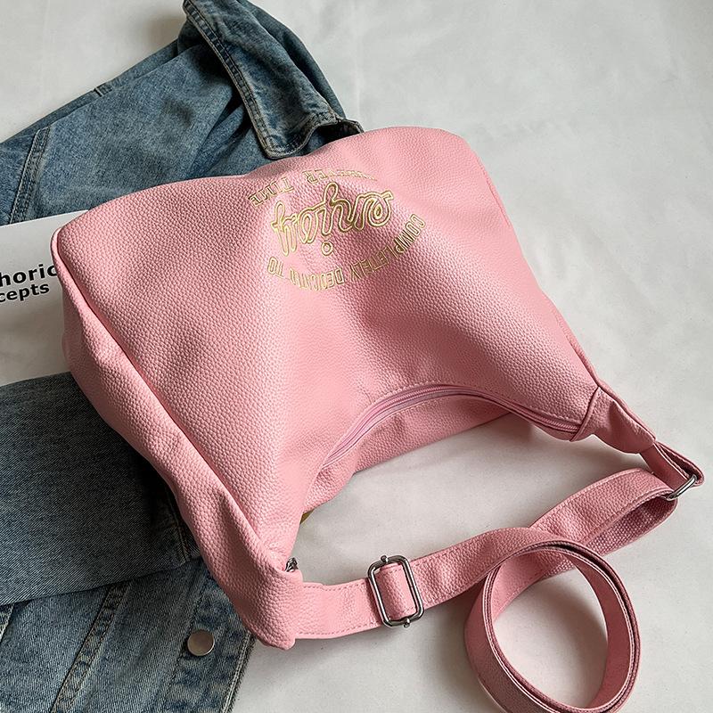 

Популярные сумки женские большой вместимости 2025 новая весна и лето универсальная наплечная сумка-мессенджер текстурная сумка-ведро