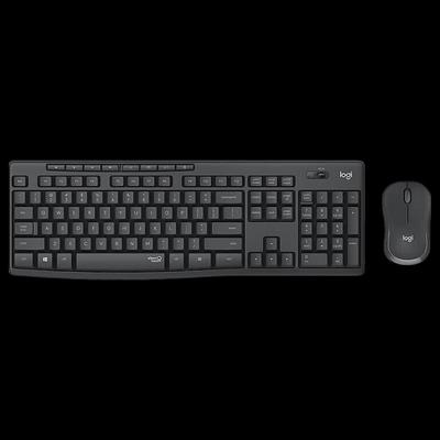 Logitech MK295 Leises kabelloses Tastatur- und Maus-Set