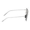 Prada Rimless design metal irregular shape sunglasses men's silver